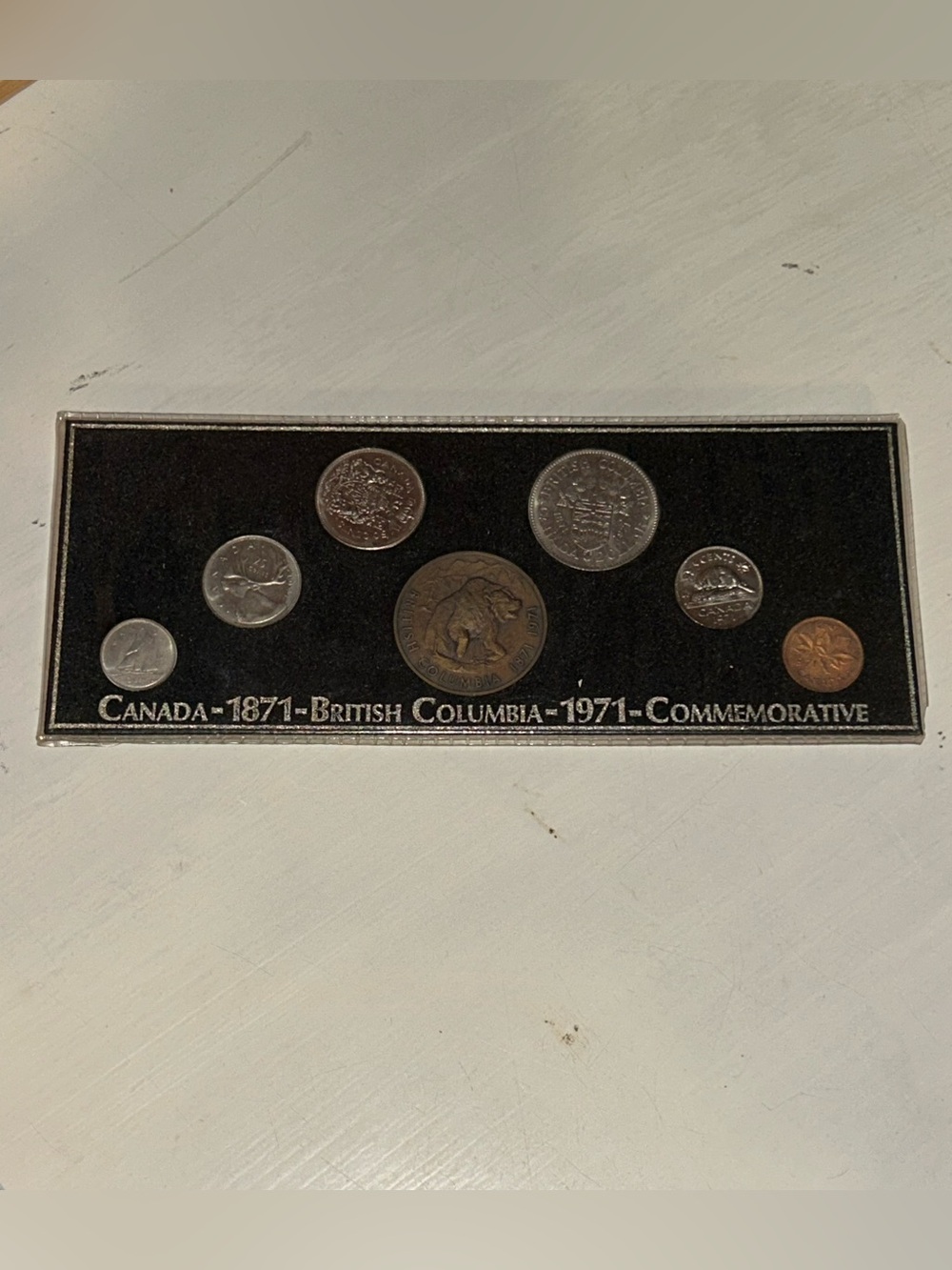 Canada 1871-1971 British Columbia Commemorative Collectible Coins - 7 Total